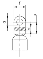 Uchwyt oczkowy z cylindrem